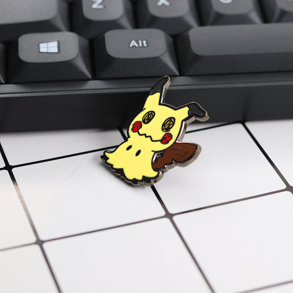Pokémon Mimikyu Brooch Cartoon Character Enamel Badge Anime Peripheral Pin Backpack Pin
