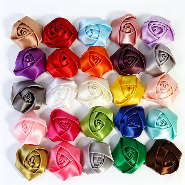 5cm three-dimensional handmade rose bud accessories for DIY hair accessories, bridal bouquets, corsages, and wholesale