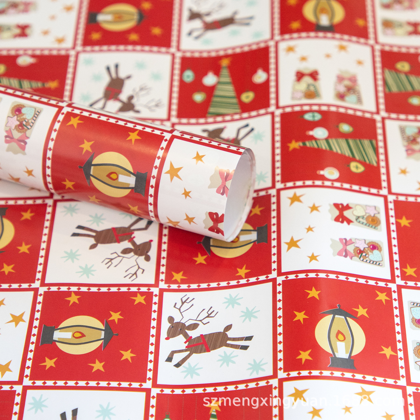 Papel para Envolver Regalos de Navidad de 80g de Papel Impreso, Decorativo para Decoración Navideña y Manualidades DIY