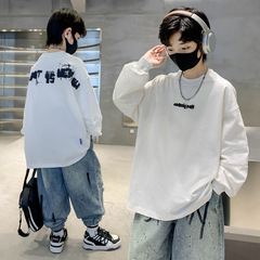 Men's Long-Sleeve T-Shirt 2024 New Arrival Boys Trendy Inner Shirt Children Spring Outfit Baby Base Shirt Spring and Autumn Style