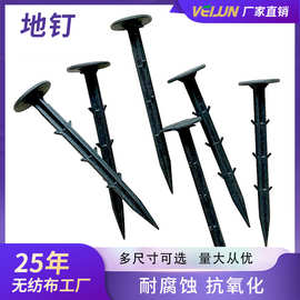 抗氧化花园苗圃药材种植除草布专用定边塑料地钉U型抗老化加固