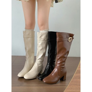 Ů������ɫ�͹Ŵָ�ѥ��Ů�LͲѥ2025�¿��＾��ȹ���@���Tʿѥ