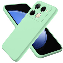适用Infinix Note40 Pro液态硅胶手机壳Note40简约商务全包软后壳