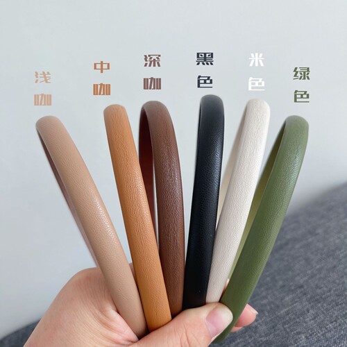Summer retro leather hairpin hairband Korean style Internet celebrity versatile going out headband hair accessories thin strips for women