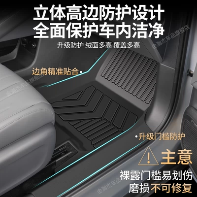 TPE car floor mats, wear-resistant | Modelə uyğun ayaqaltı
