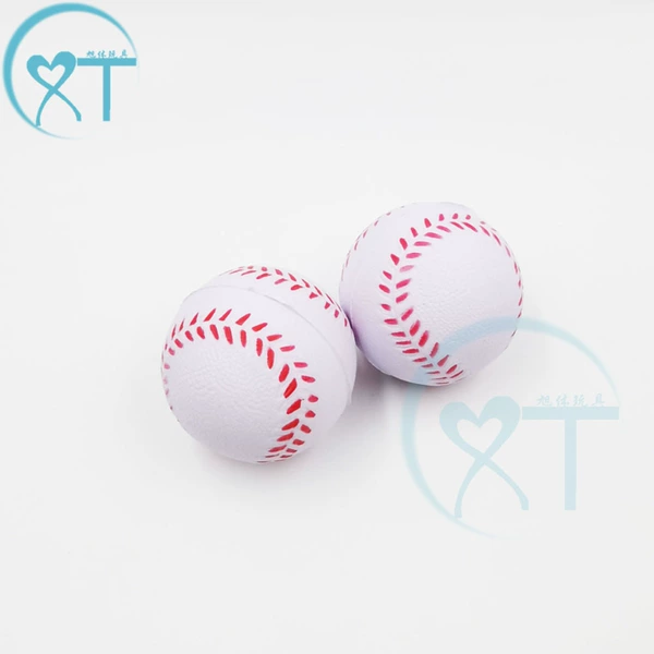 3.0cm spray painted white baseball