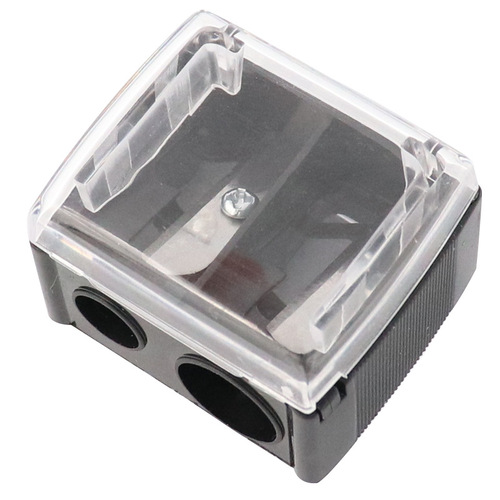 Eyebrow pencil sharpener, lip liner pencil sharpener, eyeliner pencil sharpener, eyebrow pencil sharpener, double-hole pencil sharpener