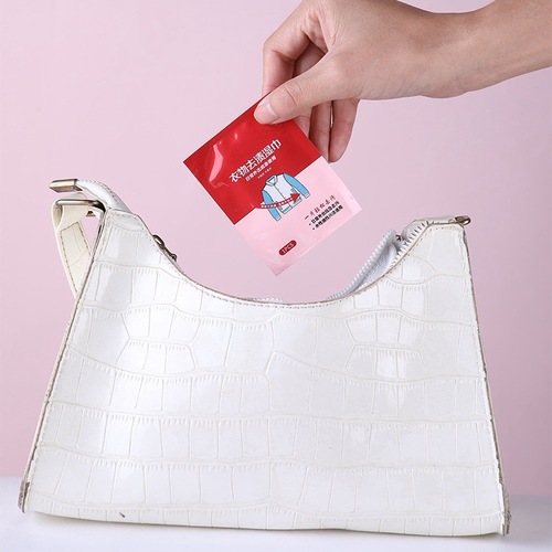 Shoe shine wipes, white shirt stain remover, small white shoe artifact, portable emergency stain remover, eye kitchen single chip stains
