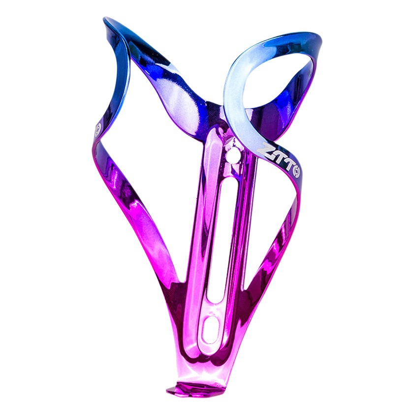 Sostenedor de la taza de agua de la bicicleta de carretera gradiente de color bicicleta de montaña de aleación de aluminio titular de la botella de agua bilateral positiva titular de la botella de agua abierta