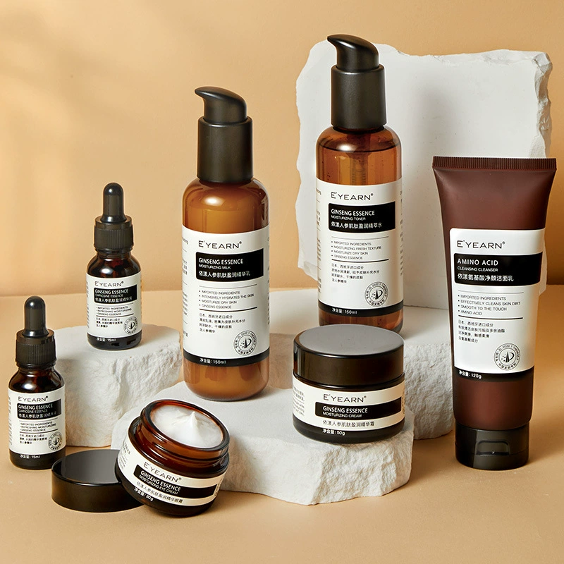 Увлажняющая эссенция Yi Yang Ginseng Carnosine, набор из восьми предметов, успокаивает сухую кожу, восстанавливает и укрепляет набор средств по уходу за кожей лица