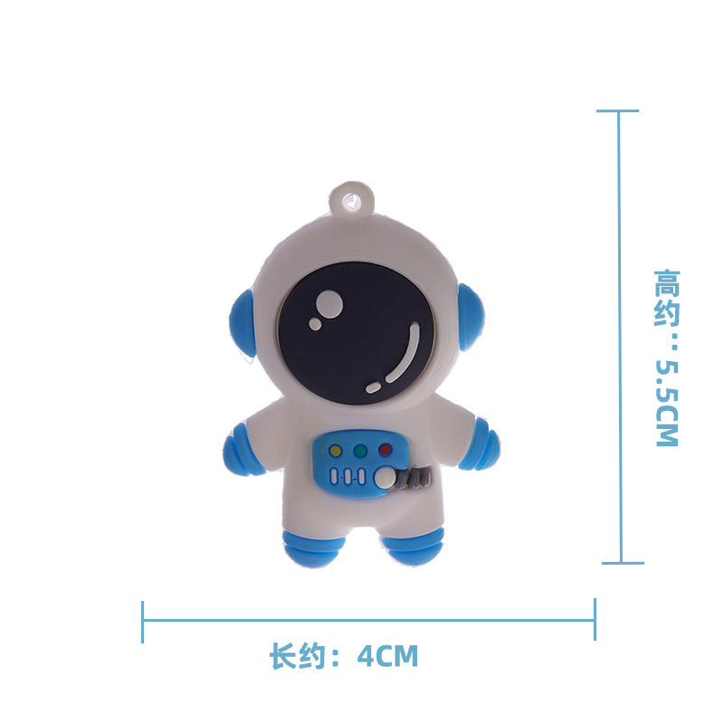 Синий астронавт (с линиями и яйцами)