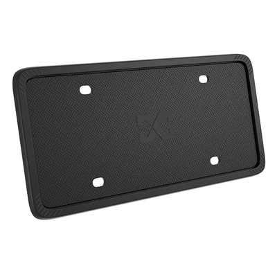 Foreign Trade Silicone License Plate Frame License plate holder/license plate holder - xc-w170-black