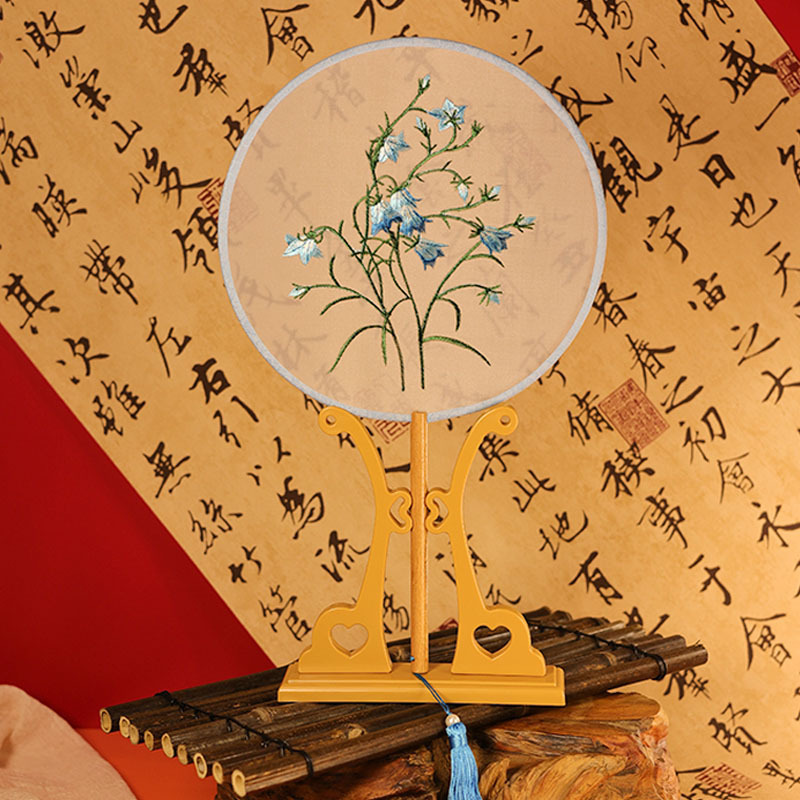 両面刺繍団扇古風扇子円扇刺繍扇子両面刺繍団扇蘇刺繍団扇漢服舞踏扇|undefined