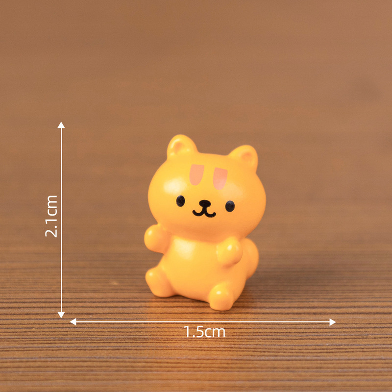 微景观创意可爱猫爬架小猫公仔娃娃屋 DIY装饰配件迷你桌面小摆件|undefined