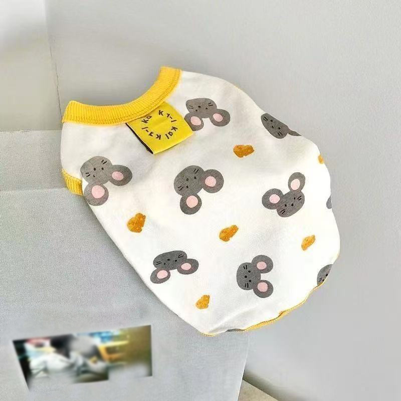 Dog clothes summer small dog vest Bichon Teddy chenari cat puppet thin pet clothing wholesale