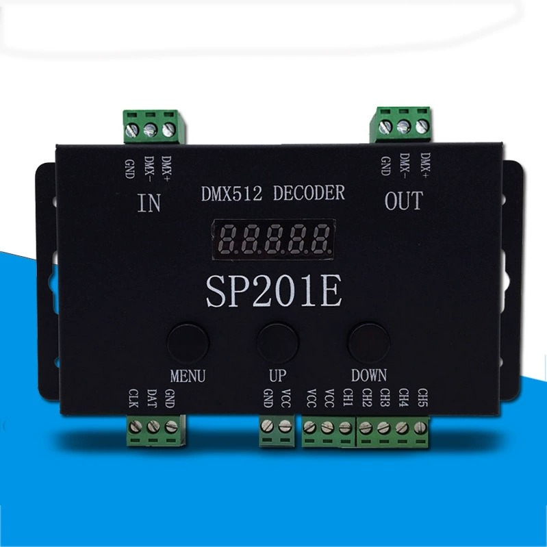 DMX512 декодер SP201E постоянного потока для сценического освещения, контроллер DMX512