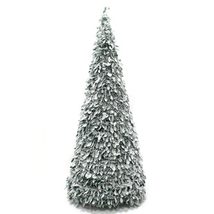 Winter Flocking Christmas Tree Household Foldableing Telescopic Decoration Christmas Tree Multi-Specification Large Luxury Floor-Standing Christmas Tree