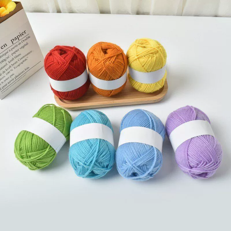 Детский DIY ручной работы Творческий Цвет Шерстяной шар шерстяной шар детский сад ткачество ручной работы паста материал для рисования