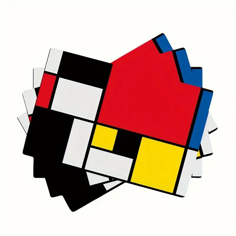 Transfronterizos lino almohadilla de mesa Aliexpress TEMU Amazon almohadilla de mesa cuadrada búfalo rojo almohadilla de Navidad Día de la Independencia