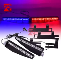 32LED солнцезащитный козырек вспышка световой полосы лобового стекла в автомобиле приборная панель солнцезащитный козырек аварийный свет опасности зеленый