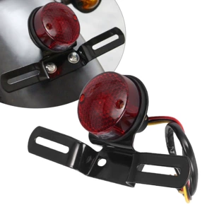 Harley kruiz motosikleti üçün retro metal arxa stop işığı