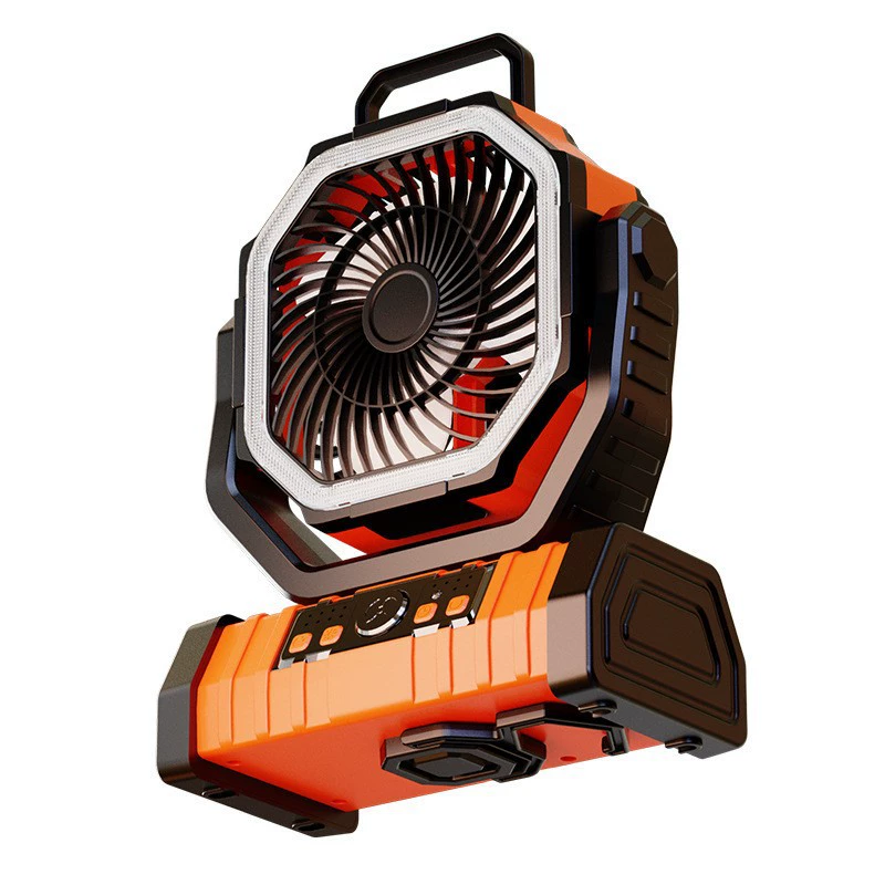 Универсальный портативный вентилятор для путешествий и кемпинга, 10000/20000 мАч, в разных цветах