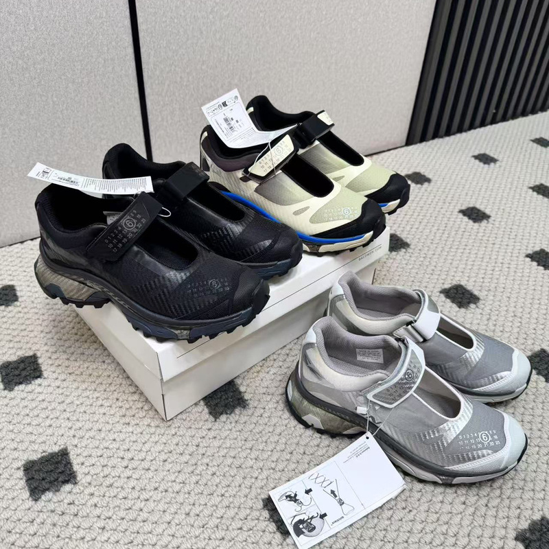 M6 Co-Branded Breathable Color Matching Sports Shoes Women's Thick-Soled Xtmary J Velcro Mary Jane 2025 Summer Platform Shoes M6 Co-Branded Breathable Color Matching Sports Shoes Women's Thick-Soled Xtmary J Velcro Mary Jane 2025 Summer Platform Shoes
