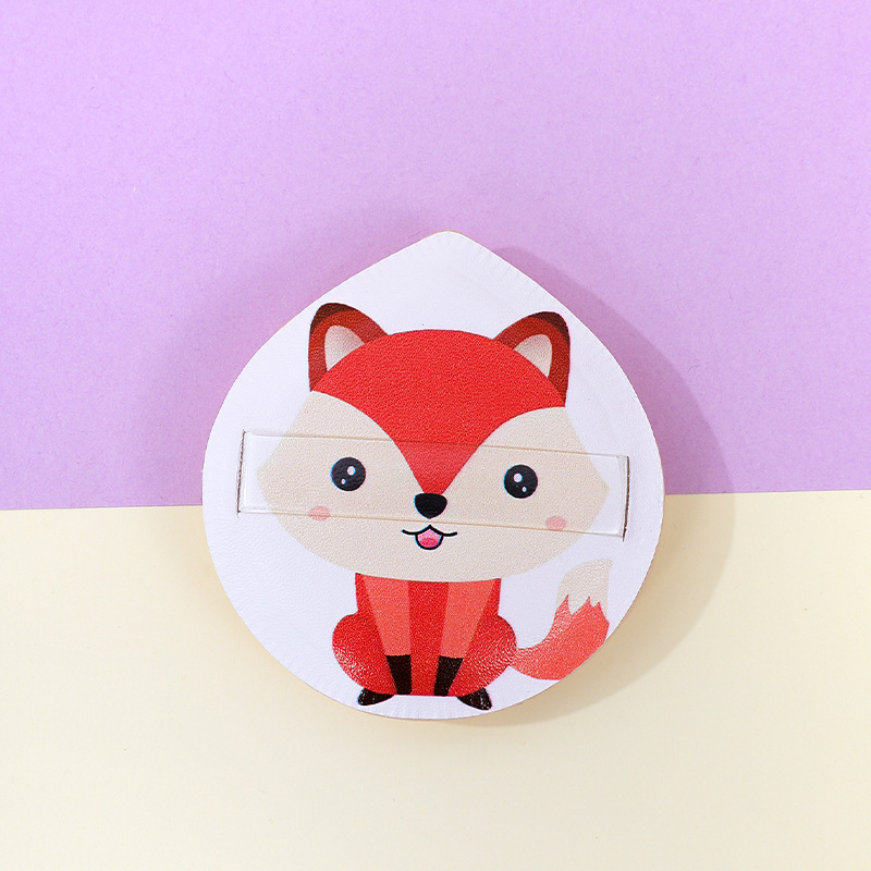 Animación personalizada 100 puntos de polvo de almohadilla de algodón super suave no comer polvo seco y húmedo de doble uso huevo maquillaje esponja maquillaje