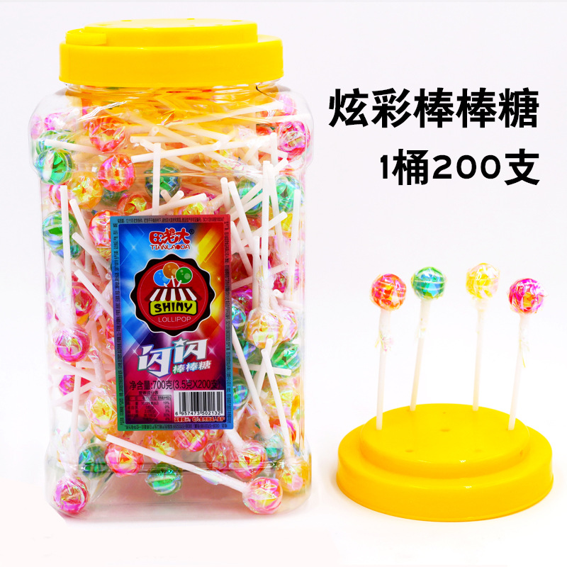 미니 컬러풀 롤리팝 [200통]