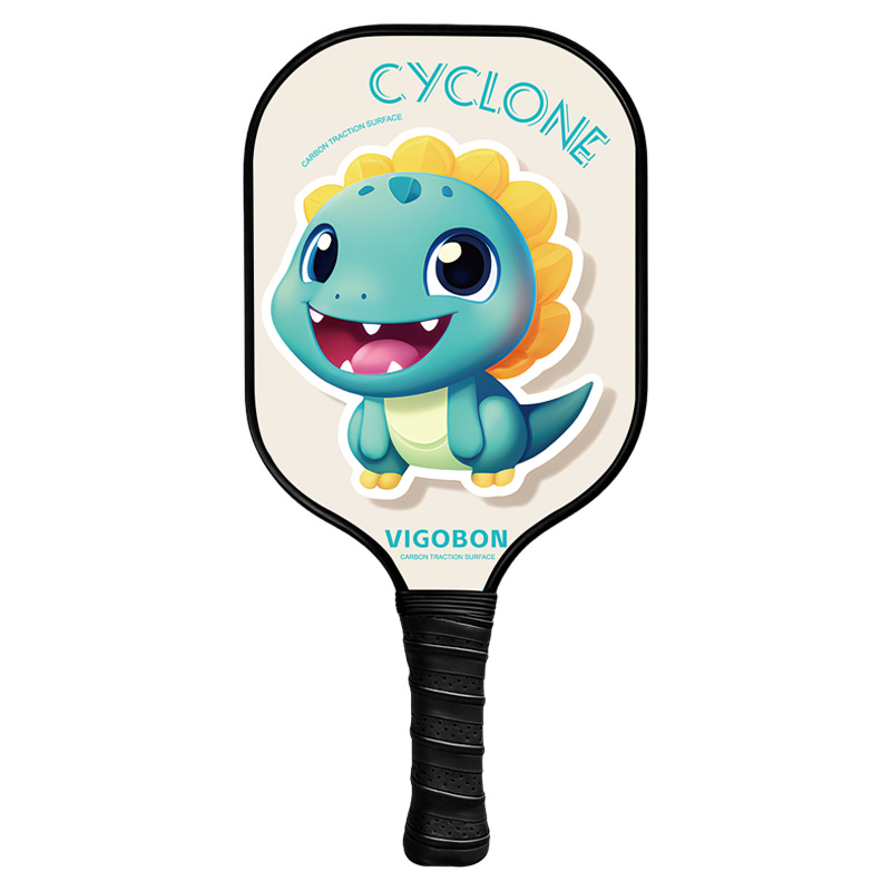Pickleball racket for children, full set of fiberglass material with honeycomb pattern design, suitable for indoor and outdoor sports