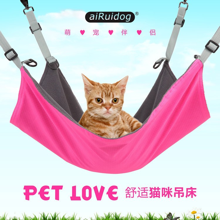 국경 간 애완 동물 용품 고양이 해먹 이중 사용 가능 가을 및 겨울 벨벳 두꺼운 따뜻한 고양이 해먹 폭발