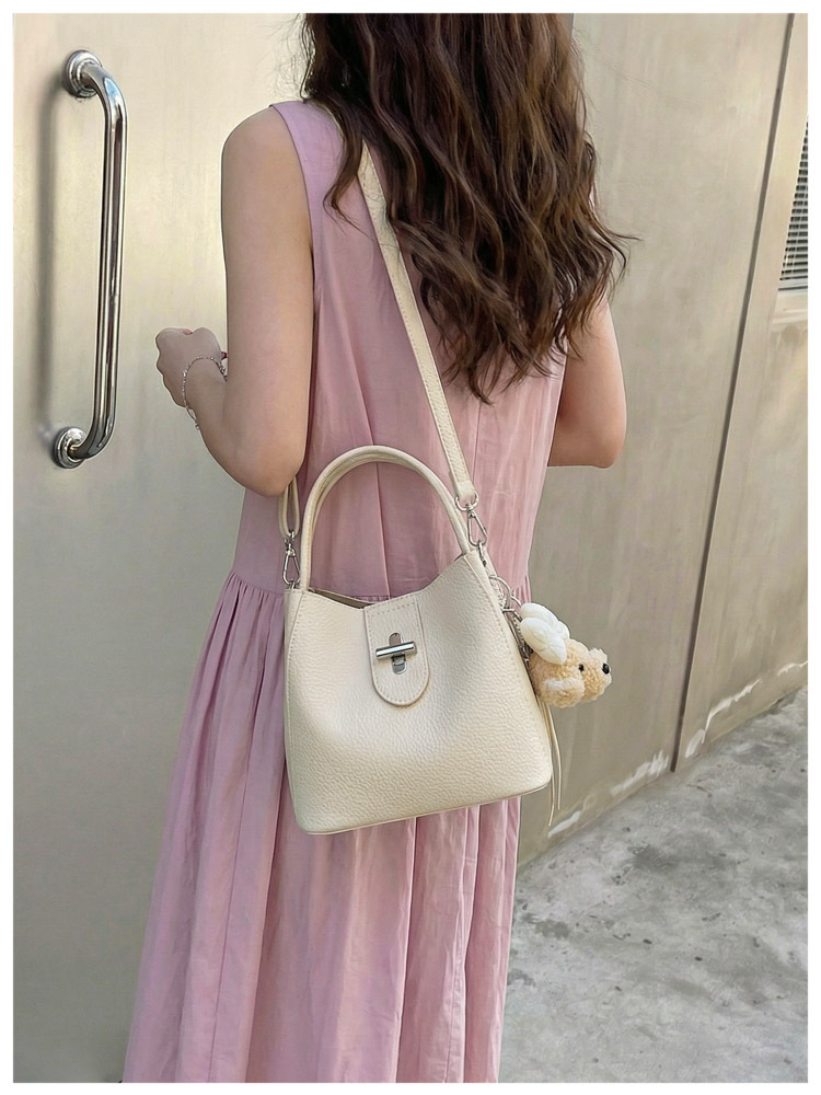 Practical Crossbody Hobo Bag With Trendy Lychee Pattern Design_voghion.com