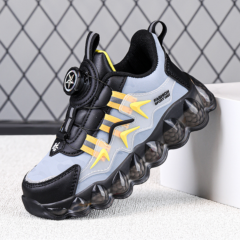 Demi-season keep warm children's lightweight non-slip sneakers