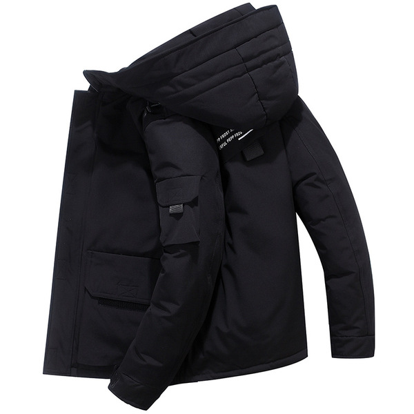 Winter keep warm travel trend down jacket with hood