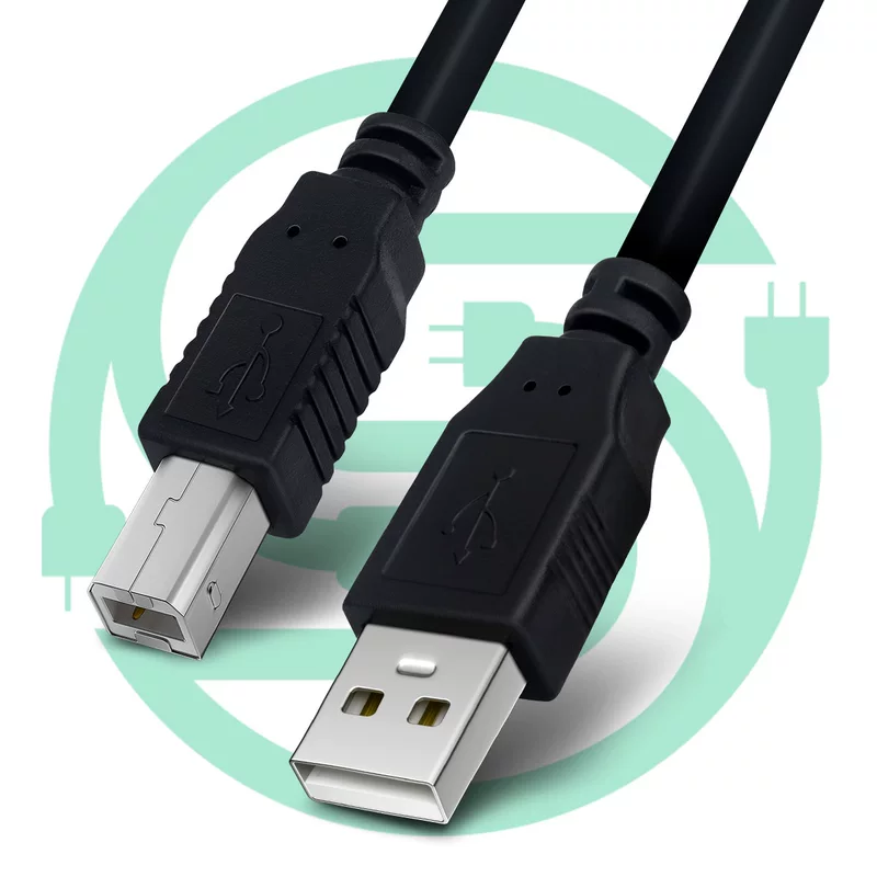 1,5 м USB-кабель производитель USB-печати USB2.0 компьютерный кабель данных черный медный провод высокого скорости передачи