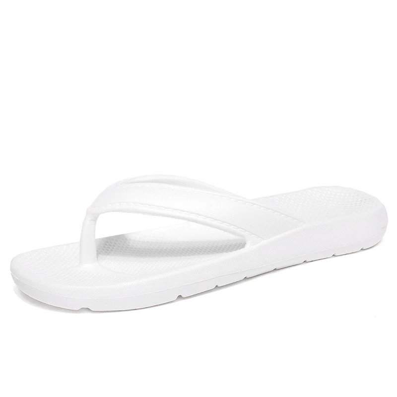 Cross-Border Wholesale Flip-Flops with Logo, Eva Beach Home Bathroom Couple Flip-Flops, Flat Sandals for Summer