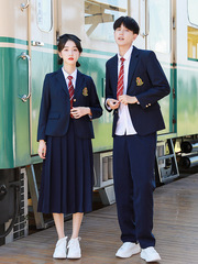 クラス服秋セット学生高校生運動会合唱演出服学院風卒業冬中学校制服