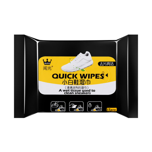 Single-use shoe cleaning wet wipes for yellowing and stain removal, shoe cleaning cloth, small white shoe cleaning ball, shoe cleaning magic, portable wet wipes