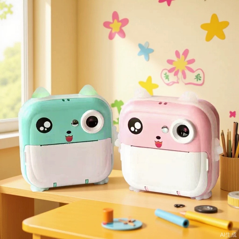 Cross-border Q5 children's print camera digital thermal mini camera HD photography