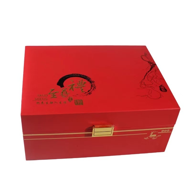 Changbai Mountain Five Treasure Gift Box Ginseng Lingzhi Deer Antler Deer Penis and Ginseng Flower key features