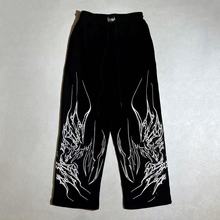 欧美跨境批发男士休闲长裤卫裤街头潮流穿搭弹力宽松裤子暗黑高街