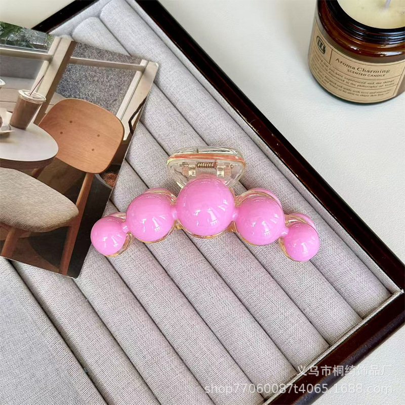 Gran clip de tiburón para el cabello, agarre fuerte, estilo simple y elegante, accesorio trasero para mujeres, proveedor directo de Yiwu