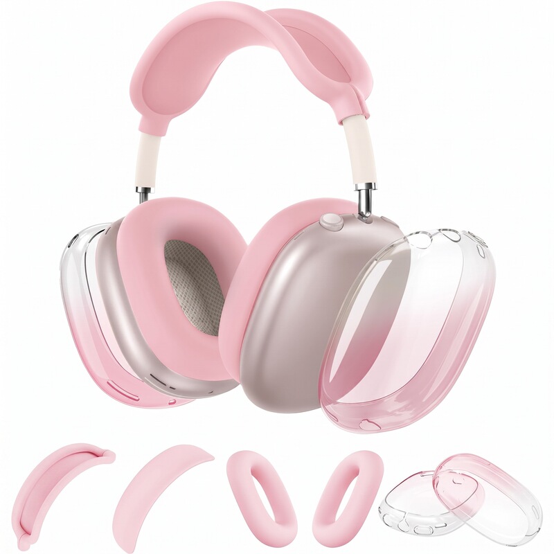 Suitable for Apple AirPods Max Headphone Protective Cover Headphone Gradient Color Transparent Tpu Shell Cover Suitable for Apple AirPods Max Headphone Protective Cover Headphone Gradient Color Transparent Tpu Shell Cover
