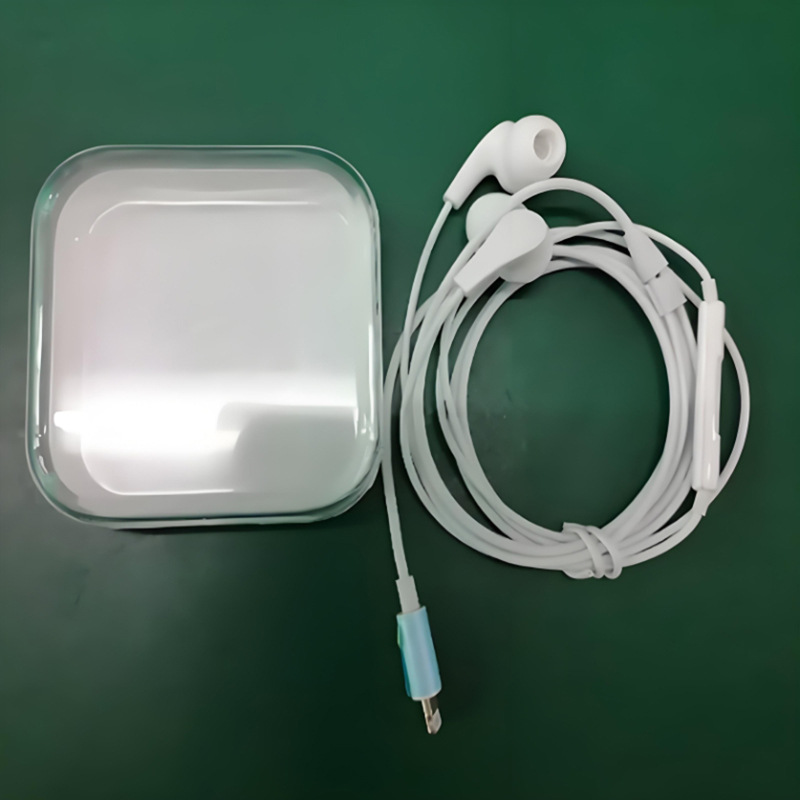 Auriculares con cable de cuarta generación para juegos de tableta de teléfono móvil con control de cable en la oreja Apple-Huawa-type-c-Honor