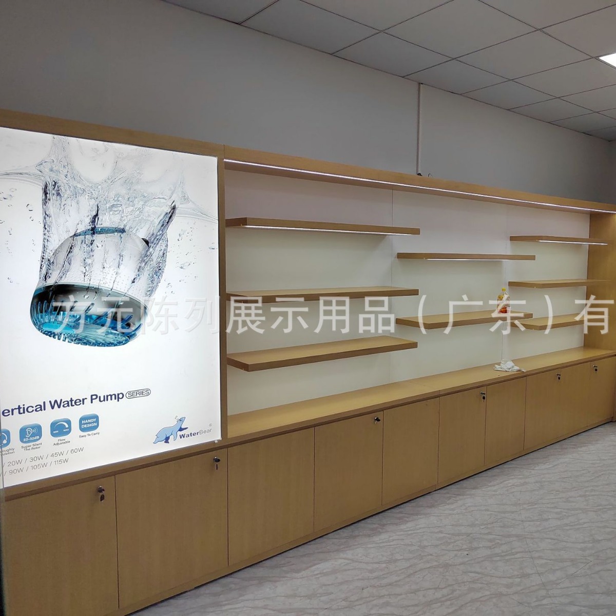 公司展厅企业会议厅墙面展柜整店设计样品间展览道具展示柜商用