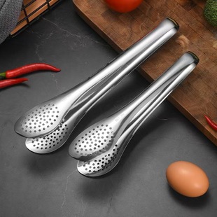 304 stainless steel exquisite food clip thickened porous food clip barbecue clip kitchen bread clip steak clip