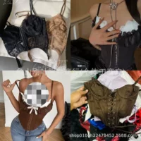 Новая одежда Shein Bone, разнообразная высококачественная внутренняя одежда, сексуальные топы, летние европейские и американские горячие бюстгальтеры с рыбьими косточками для девочек, трансграничные хвостовые товары