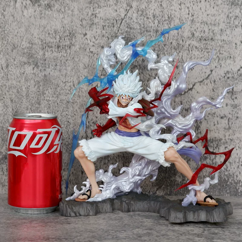 Фигура (One Piece) Ника Луффи GK Статуя, 28 см, коллекционная поза «Пять Геар» молния