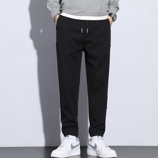 5666 # 150kg Plus Size Men's Clothing Autumn and Winter New Jeans Men's Loose Plus Size Casual Versatile Harem Pants