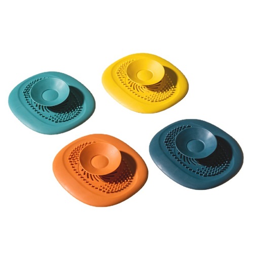 Kitchen sink filter, pool sewer hair filter, bathroom anti-blocking and deodorizing press suction cup floor drain cover